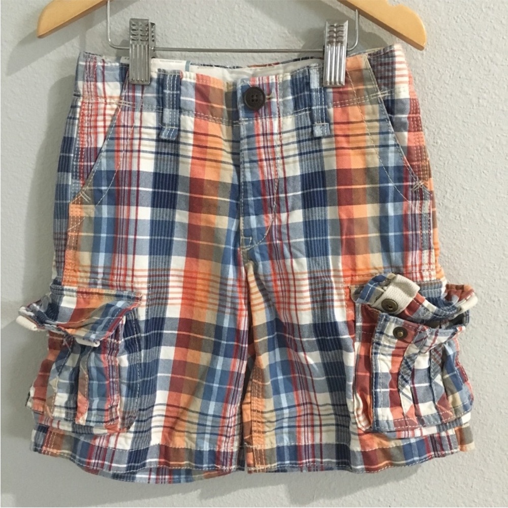 Baby Gap Madras Plaid Cargo Shorts